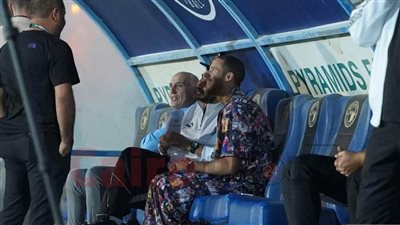 بصور أساطير السلة.. رمضان صبحي يؤازر لاعبي بيراميدز قبل مواجهة نهضة بركان في السوبر الإفريقي