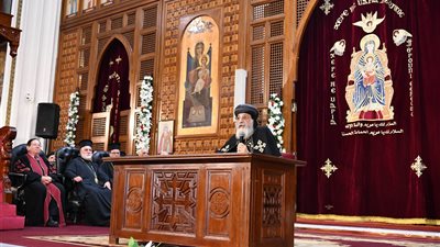 البابا تواضروس يشارك في احتفالية مرور مئة عام على تأسيس كنيسة السيدة العذراء بالزيتون