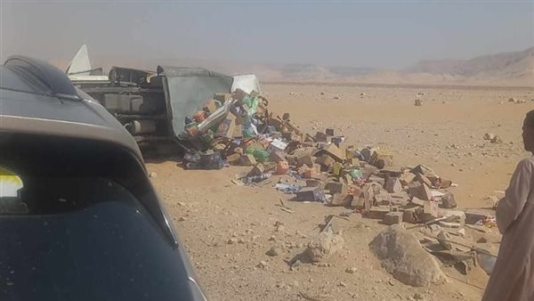 انقلاب سيارة نقل