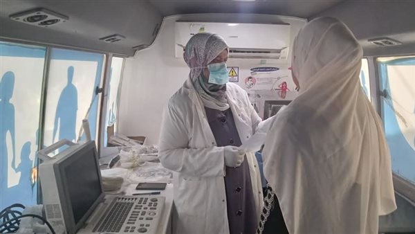 جانب من القافلة الطبية