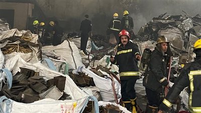 السيطرة على حريق بمخزن خردة في بولاق أبو العلا دون وقوع إصابات