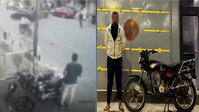 ضبط قائد دراجة نارية دهس شخصين وفر هاربا بالمنيا