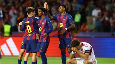 قبل كلاسيكو الأرض.. برشلونة يكتسح أولمبياكوس بسداسية في دوري أبطال أوروبا