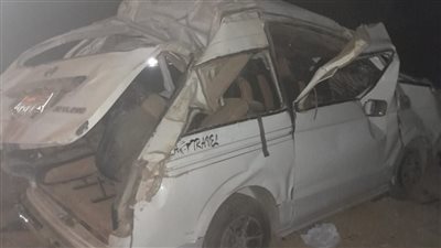 مصرع شخص وإصابة 9 في حادث تصادم 3 سيارات بقنا