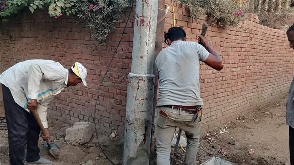 تعديل عمود إنارة