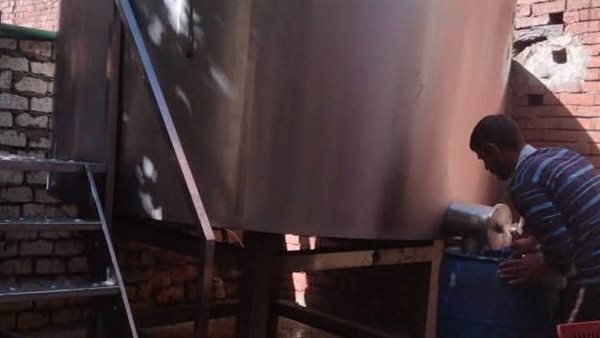 معمل ألبان دون ترخيص