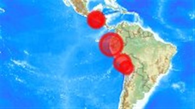 زلزال بقوة 5.6 درجة بالقرب من سواحل منطقة الإكوادور