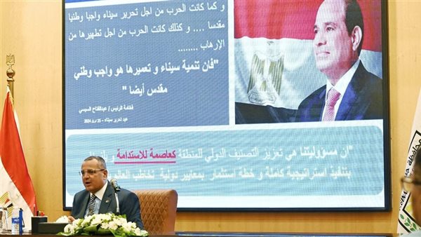 محافظ جنوب سيناء