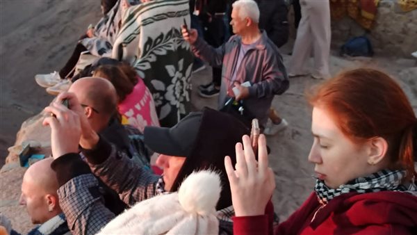 السياح بكاترين للاستمتاع