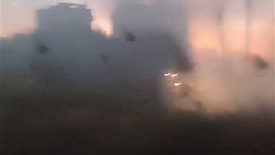 الدفع بـ4 سيارات إطفاء للسيطرة على حريق حوش ومنزل مكون من 4 طوابق بسوهاج