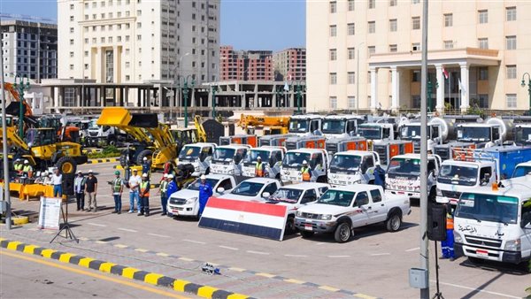 اصطفاف معدات المحافظة