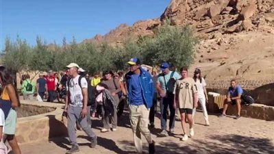 سانت كاترين تستقبل 880 سائحا وزائرا لزيارة المقدسات الدينية والتاريخية