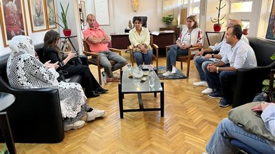 جامعة حلوان تستعد لإطلاق مشروع جدارية فنية بشارع ترسا المؤدي للمتحف المصري الكبير في تعاون مجتمعي مميز