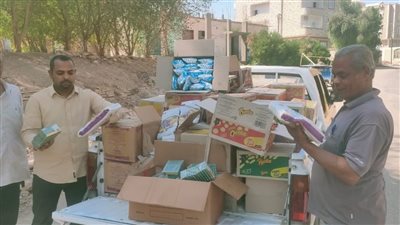 ضبط 1200 كيس سناكس منتهي الصلاحية داخل مخزن بالأقصر