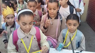 بدء تطبيق منظومة الغياب الإلكتروني لأول مرة بمدارس التعليم الابتدائي بالباجور في المنوفية