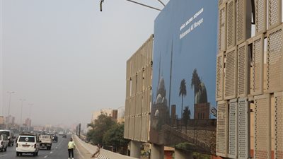 محافظ القاهرة يتفقد الأعمال النهائية لتحسين الرؤية البصرية بالطريق الدائري