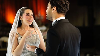 أبرز لقطات حفل زفاف أحمد جمال وفرح الموجي | صور