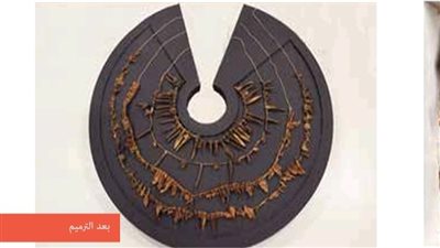 بعد 90 سنة في المخازن.. عرض القلادة النباتية لتوت عنخ آمون في المتحف المصري الكبير