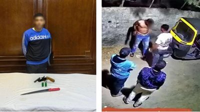 القبض على عاطل لاتهامه بالتعدي على آخر بسلاح أبيض في الجيزة