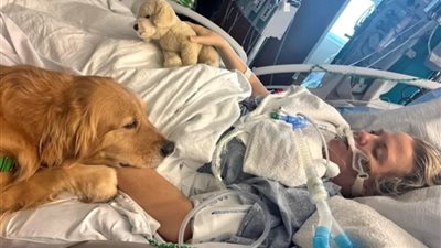 كلب يُعيد صاحبته إلى الحياة بعد غيبوبة استمرت 21 يوما في أمريكا