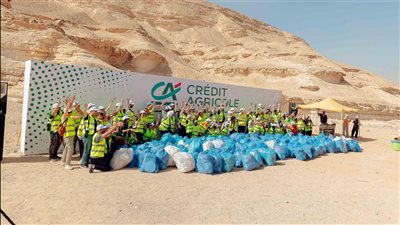 البيئة: جمع 390 كيلو من المخلفات بمحمية وادى دجلة | صور 