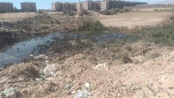 تجمع لمياه الصرف