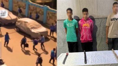 بلبس المدرسة.. التحقيق مع عدد من الطلاب تشاجروا بالعصي الخشبية أمام مدرسة 
