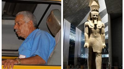 سائق الملك.. أسرة قائد شاحنة نقل تمثال رمسيس الثاني تروي كواليس تحضيره قبل الحدث التاريخي| خاص