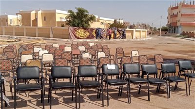 الوادي الجديد تنتهي من تجهيز أماكن للمواطنين لمتابعة حفل افتتاح المتحف المصري الكبير| صور