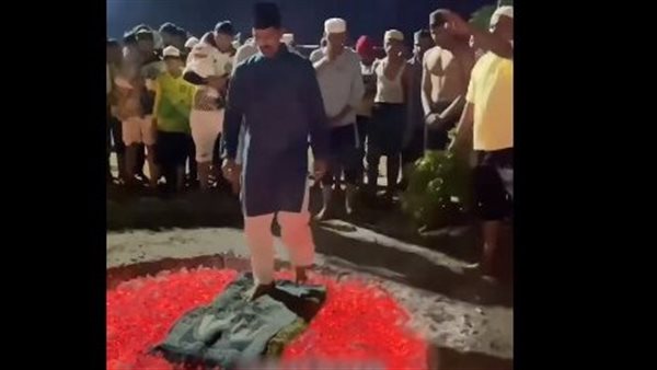 الصلاة على الجمر