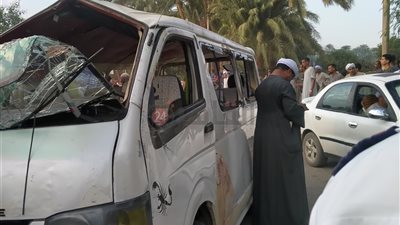 إصابة 6 أشخاص في حادث انقلاب ميكروباص على طريق القاهرة - الإسكندرية الزراعي بالقليوبية