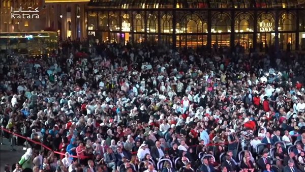 قطر تعرض حفل افتتاح