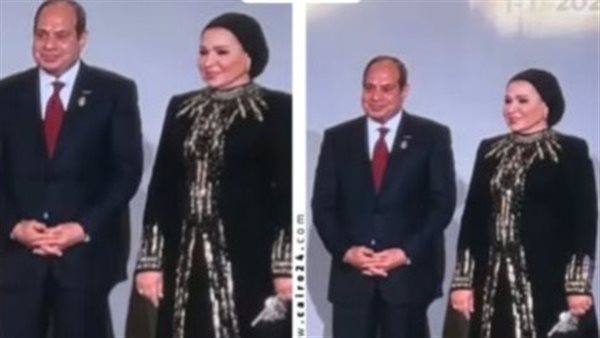 الرئيس السيسي والسيدة