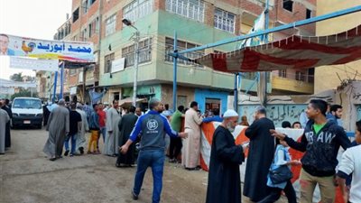 توافد الناخبين بقرى المرشحين بانتخابات مجلس النواب بالقليوبية