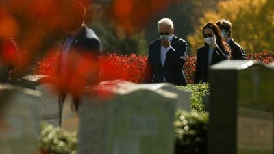 بعد إعلان الفوز في الانتخابات.. بايدن يزور قبر نجله الراحل بالسرطان (فيديو)