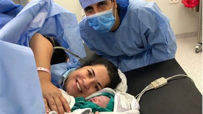 إنجي وجدان ترزق بمولودتها الأولى وتكشف اسمها (صورة)