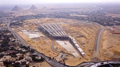 “القاهرة 24” يكشف آخر ما وصلت إليه الأعمال الإنشائية في المتحف المصري الكبير