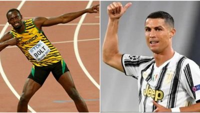 بولت: كريستيانو رونالدو أسرع مني