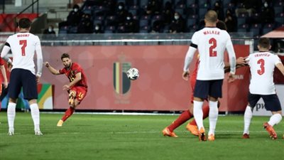 بلجيكا تفوز على إنجلترا بثنائية في دوري أمم أوروبا