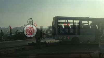 انقلاب حافلة مدرسية في الهرم أثناء توصيل التلاميذ (فيديو)