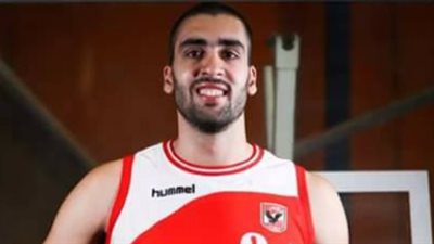 إصابة حاتم البحيري لاعب الأهلي ومنتخب مصر لكرة السلة بفيروس كورونا