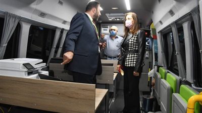 ينطلق غدًا.. وزيرة التخطيط تتفقد جناح الوزارة بمعرض CAIRO ICT2020