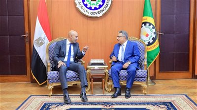 محافظ الدقهلية يستقبل وزير التعليم بديوان المحافظة عقب جولته التفقدية بعدد من المدارس