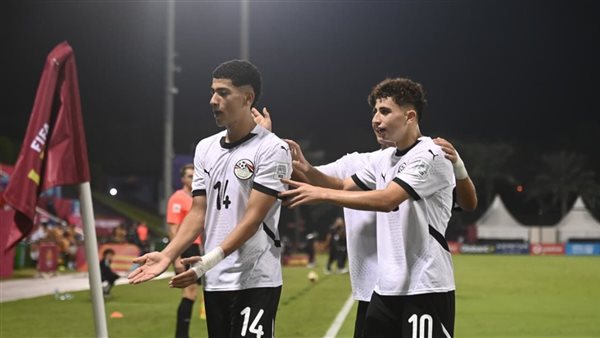 احتفال لاعبي منتخب