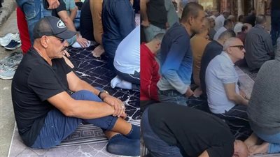 السبكي ومحمد لطفي أول الحضور لمسجد السراج المنير لأداء صلاة الجنازة على السيناريست أحمد عبد الله 