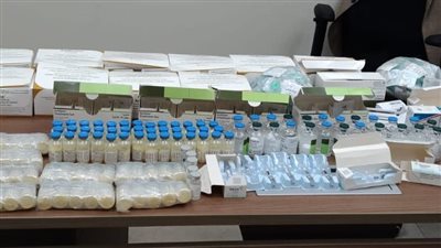 ضبط محاولة تهريب كمية من الأدوية البشرية بجمارك مطار الإسكندرية الدولي