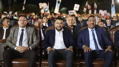 النائب عمر الغنيمي أبرز الحضور في مؤتمر دعم حزب مستقبل وطن لمرشحيه بانتخابات النواب