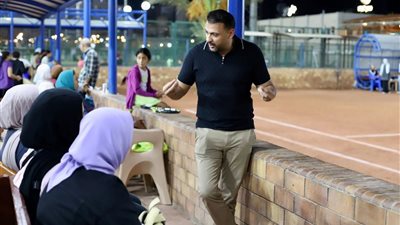 تطوير النادي هدفي.. النائب عمر الغنيمي في جولة بين أعضاء نادي سموحة بالإسكندرية