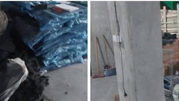 ضبط 57 طن خامات سيارات