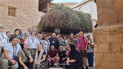 1033 سائحًا في زيارة المقدسات الدينية والأثرية بسانت كاترين